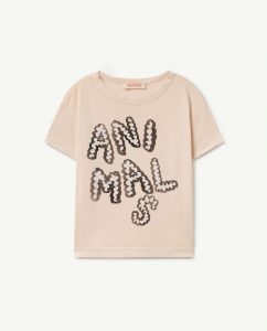 The Animal Observatory SS22 Kids Rooster T-Shirt Animals Beige