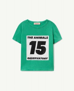 The Animal Observatory SS22 Kids Rooster T-Shirt 15 Green