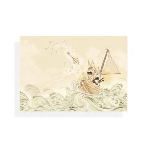 Mrs Mighetto Master of Keys Poster Queens Boat A4 30x21cm