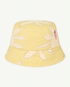 The Animal Observatory SS22 Kids Starfish Hat Yellow Flowers