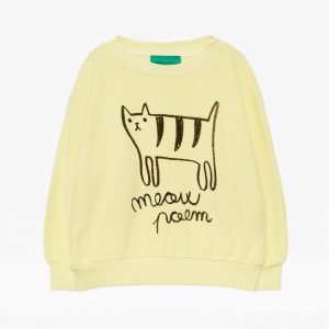 Weekend House Kids SS22 Sweatshirt Cat Yellow