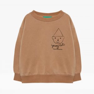 Weekend House Kids SS22 Poet Camel Sweatshirt