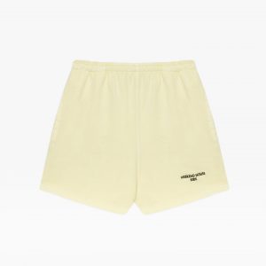 Weekend House Kids SS22 Cat Bermuda Shorts Yellow