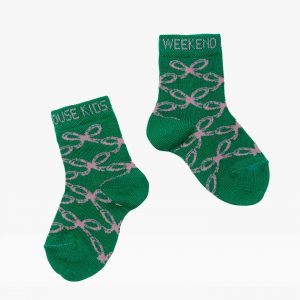 Weekend House Kids SS22 Green Lace Socks