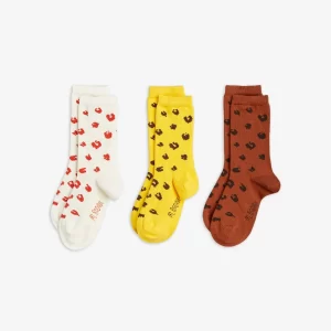 Mini Rodini SS22 Leopard Spot Socks 3PK