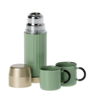 Maileg Thermos and Cups Mint