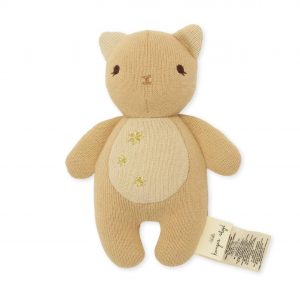 Konges Sløjd Doll Rattle Mini Kitty Toffee