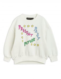 Mini Rodini AW22 Past Present Future Sweatshirt White