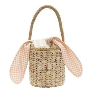 Meri Meri Bunny Woven Straw Bag