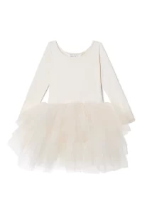 Plum NYC B.F.F Long Sleeve Tutu Pearl Ivory