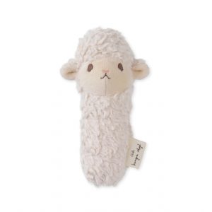 Konges Sløjd Petit Hand Rattle Terry Animals Sheep