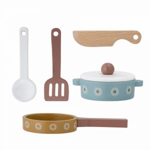 Bloomingville Mini Toy Food Bahoz Kitchen Cooking Play Set of 5