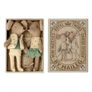 Maileg Royal Twin Mice in Matchbox