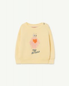 The Animal Observatory AW22 Baby Bear Sweatshirt Yellow