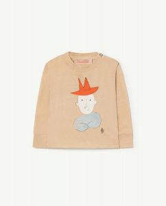 The Animal Observatory AW22 Baby Dog T-Shirt Brown