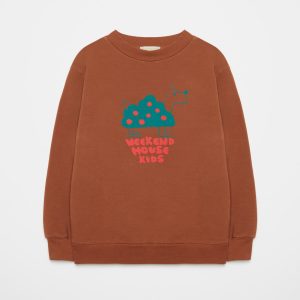 Weekend House Kids AW22 Dog Bush Sweatshirt Brown