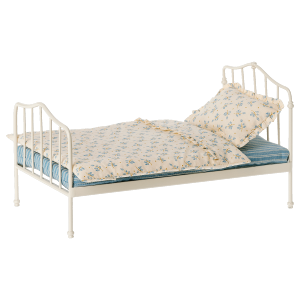 Maileg Miniature Bed Mini Blue