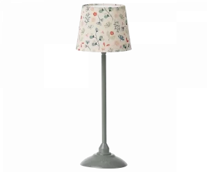 Maileg Miniature Floor Lamp White Shade / Mint