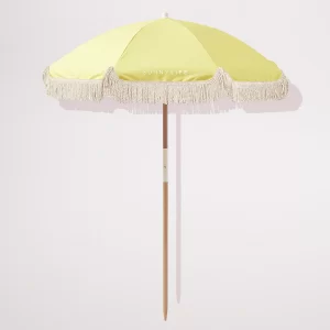 SUNNYLiFE Luxe Beach Umbrella Limoncello