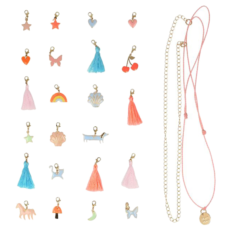 Meri Meri Advent Calendar Enamel Charm Necklace Leo Bella