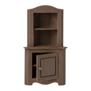 Maileg Miniature Corner Cabinet Brown