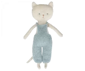 Maileg Doll Chatons Kitten In Overalls Blonde