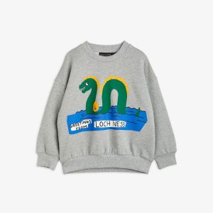 Mini Rodini SS23 Sweatshirt Loch Ness Light Grey