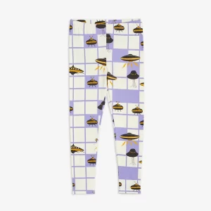 Mini Rodini SS23 UFO Leggings Purple