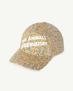 The Animal Observatory AW22 Hamster Cap Floral Pink