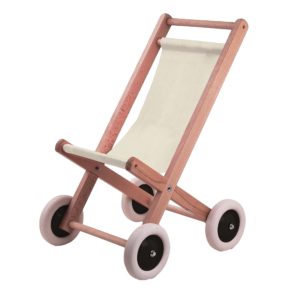 Egmont Wooden Buggy With Natural Fabric