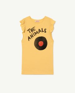 The Animal Observatory SS23 Kids Fly Dress Yellow