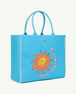 The Animal Observatory SS23 Kids Tote Bag Sun Blue
