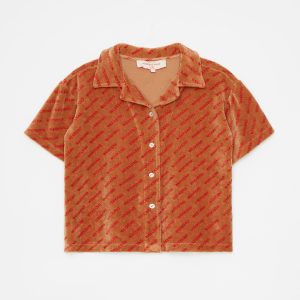 Weekend House Kids SS23 Logo Terry Shirt Camel