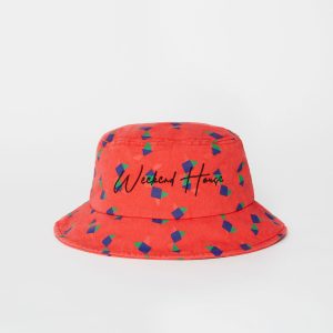 Weekend House Kids SS23 Tangram Bucket Hat Red