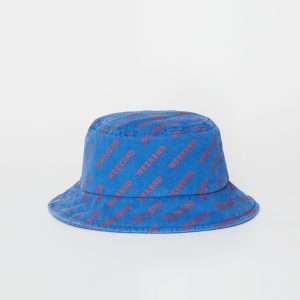 Weekend House Kids SS23 Logo Bucket Hat Blue