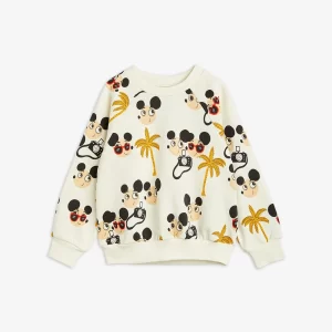 Mini Rodini SS23 Ritzratz AOP Sweatshirt Off White