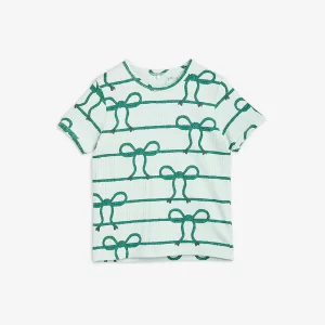 Mini Rodini AW23 Rope AOP Short Sleeve T-Shirt Green