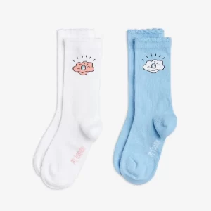 Mini Rodini AW23 Seashell Scallop Socks 2PK