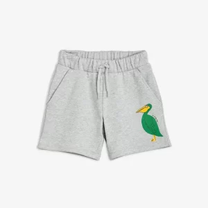 Mini Rodini AW23 Pelican Sweatshorts Grey Melagne