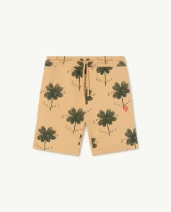 The Animal Observatory AW23 Kids Eagle Shorts Clover Brown