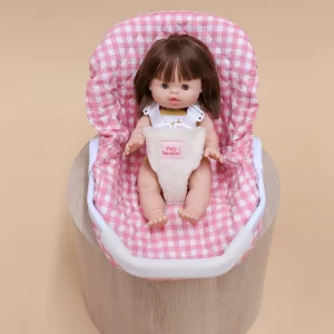 Tiny Harlow Dolls Car Seat Capsule Pink Gingham