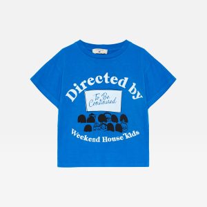 Weekend House Kids AW23 Cinema T-Shirt Blue