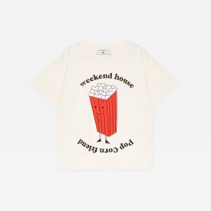 Weekend House Kids AW23 T-shirt Popcorn Sand