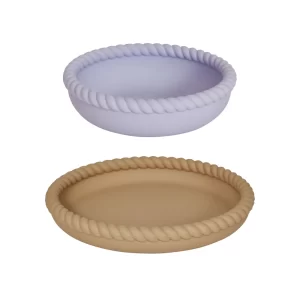 OYOY Mellow Plate & Bowl Rubber / Lavender