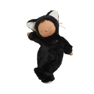 Olli Ella Cozy Dinkums Doll Black Cat Nox