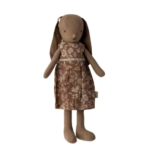 Maileg Bunny Size 2 Brown Brown Dress
