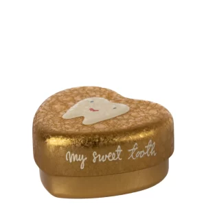 Maileg Tooth Box Mint Gold