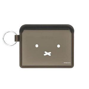 p+g design Miffy Flappo Flat Case / Key Ring Black