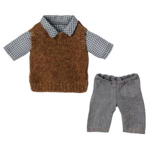 Maileg Clothes for Teddy Dad Shirt Pull Over & Pants