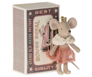 Maileg Princess Mouse in Matchbox Little Sister